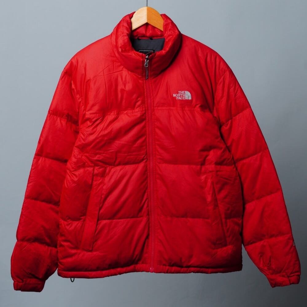 The North Face 550 Red Goose Down Puffer Coat Men's M